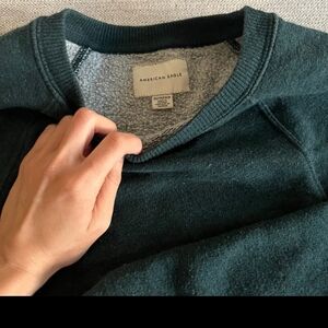 Green sweatshirt